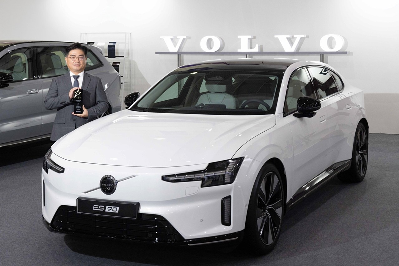 볼보 ES90 '제5회 EV 어워즈' '2026미디어 픽 EV' 선정 /사진=볼보자동차코리아