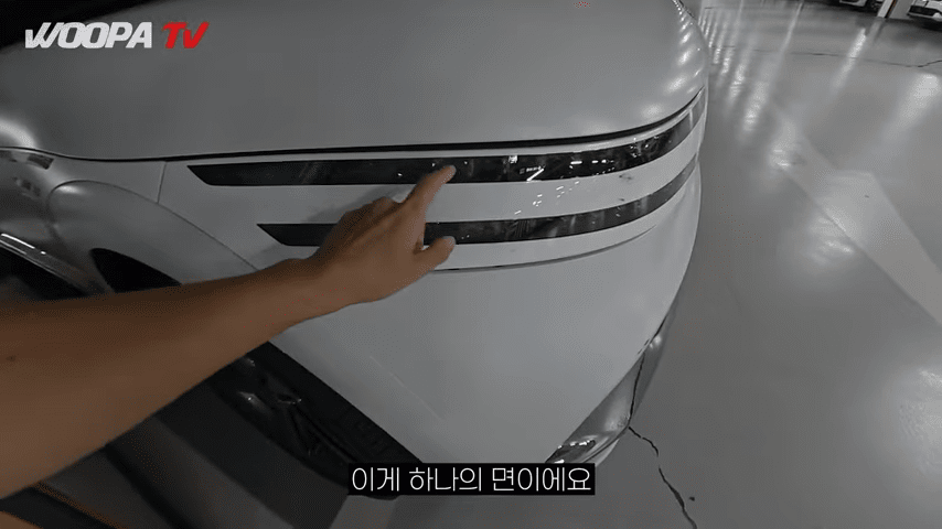 GV90 테스트카 /사진=유튜브 채널 '우파푸른하늘'