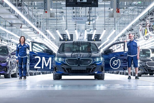 BMW그룹의 200만 번째 순수전기차 i5 M60 xDrive /사진=BMW