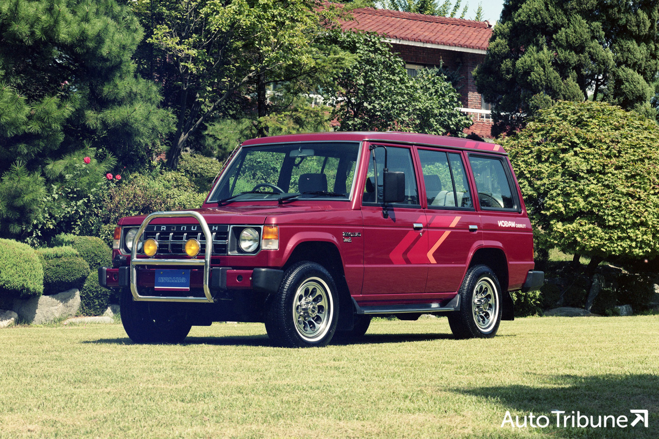 ▲한때 지프로 불렸었던 SUV, 현대 갤로퍼(사진=현대자동차)