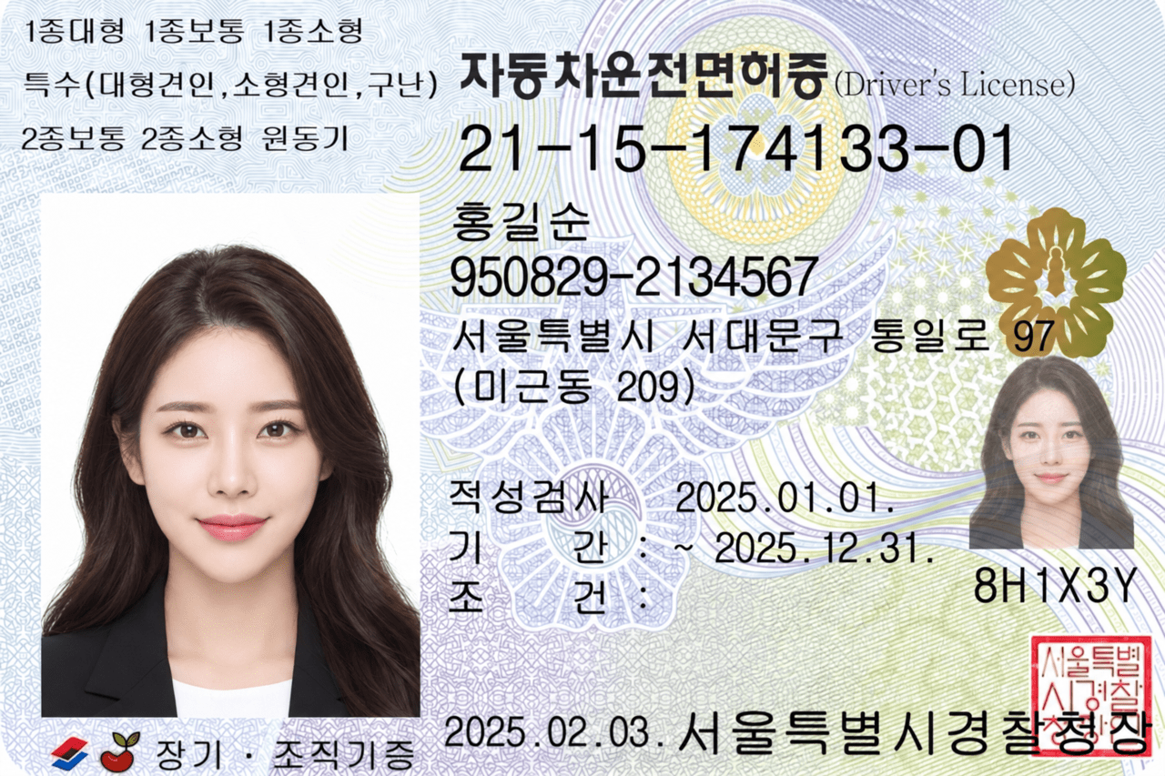 자동차운전면허증 /제작=오토트리뷴