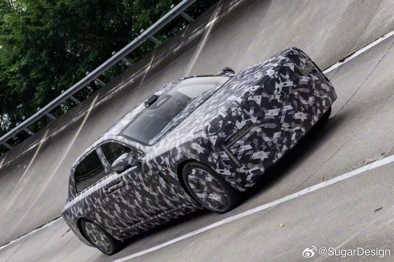 BYD 양왕 세단 스파이샷 /사진=웨이보 Sugar Design