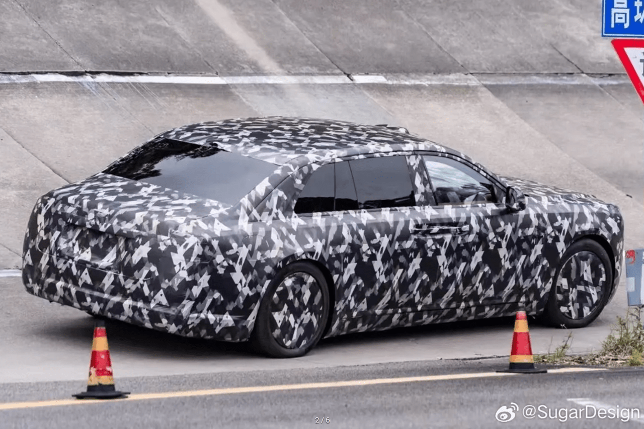 BYD 양왕 세단 스파이샷 /사진=웨이보 Sugar Design