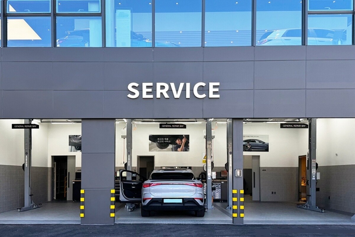BYD 서비스센터 진입부 /사진=BYD코리아, 편집=오토트리뷴