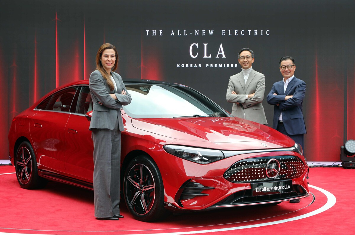 CLA 전기차 국내 출시 현장 /사진=메르세데스-벤츠