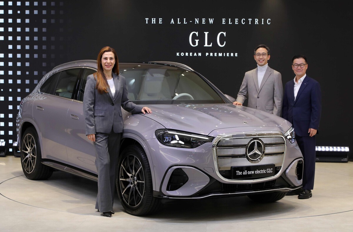 GLC 전기차 국내 출시 현장 /사진=메르세데스-벤츠