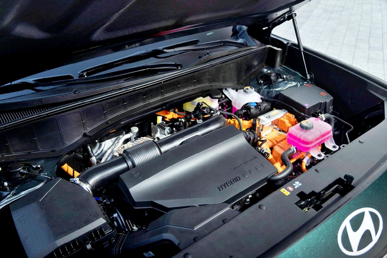 현대 팰리세이드 하이브리드에 적용된 2.5 가솔린 터보 엔진 기반 하이브리드 /사진=HMG 저널