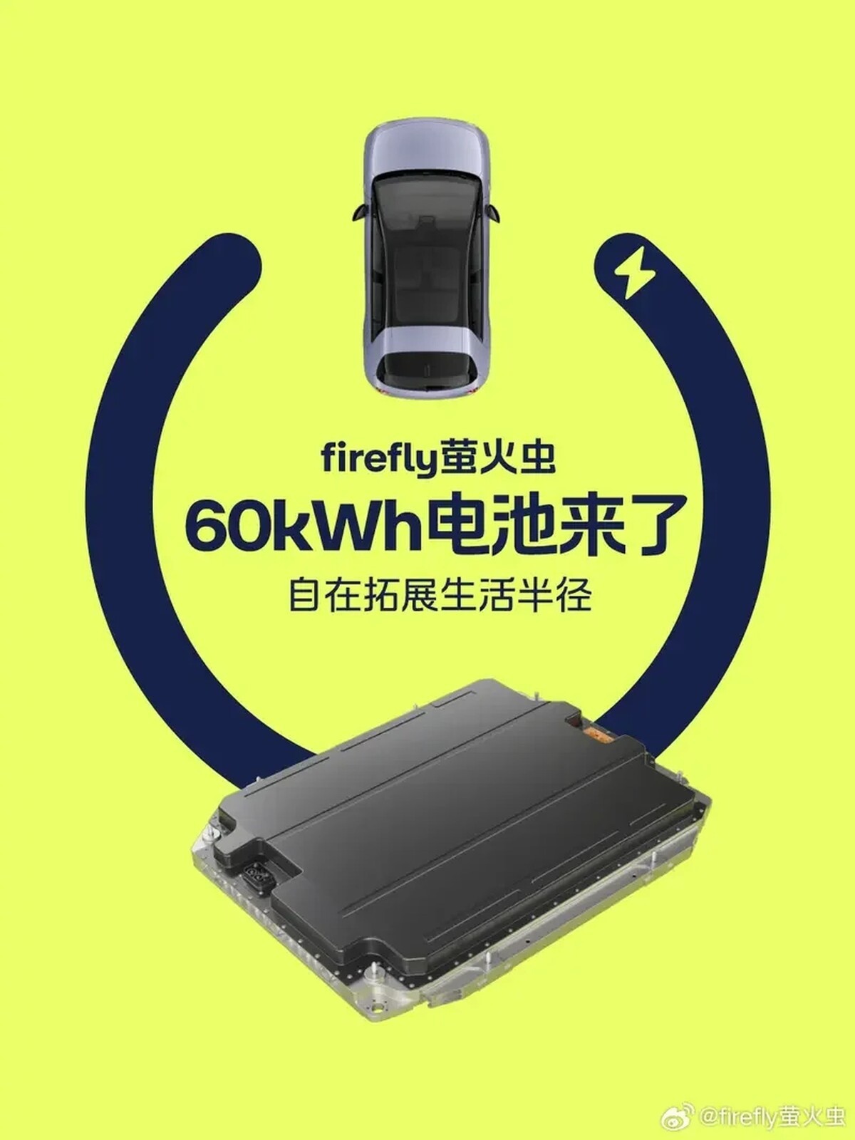 파이어플라이의 60kWh 배터리 안내 자료